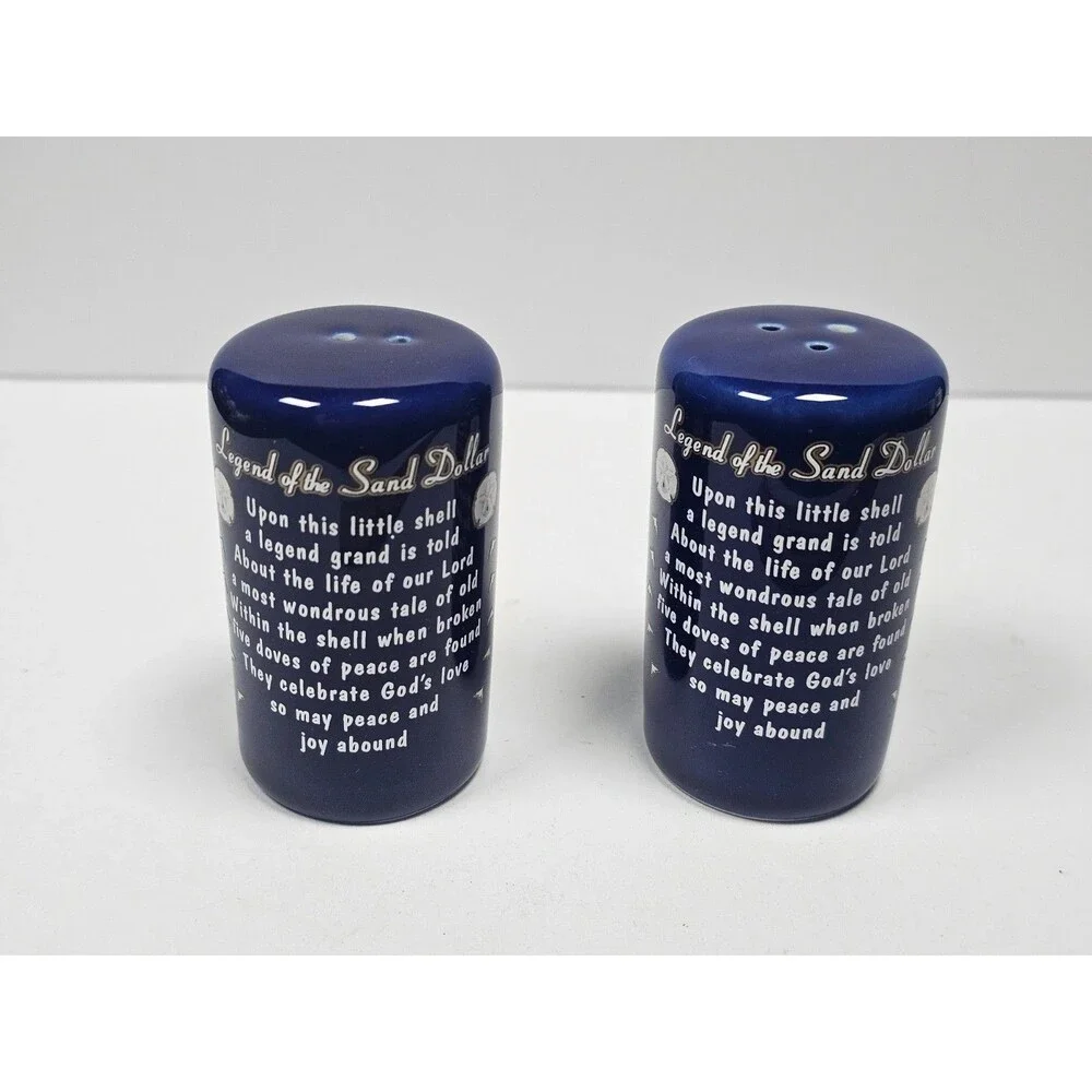 Legend of the Sand Dollar Salt Pepper Shakers Rehoboth Beach Delaware Souvenir